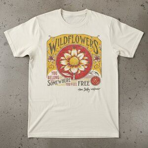 Wildflowers Graphic T-Shirt | Tom Petty Inspired Quote Tee | Vintage Floral